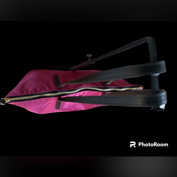 Versace nylon fuscia large tote & dust bag! NWOT! - Picture 8 of 12